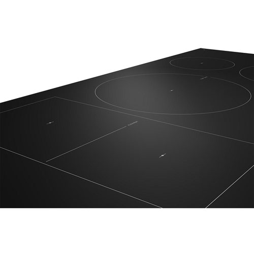 Whirlpool Intelligent 36" 5-Element Induction Cooktop - Black Glass/Stainless Steel