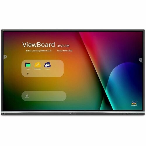 ViewSonic 75" 4K UHD ViewBoard Interactive Collaboration Display - - Black