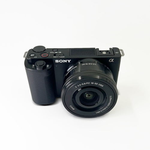 Refurbished - Sony Alpha ZV-E10 - APS-C Interchangeable Lens Mirrorless Vlog Camera Kit - Black
