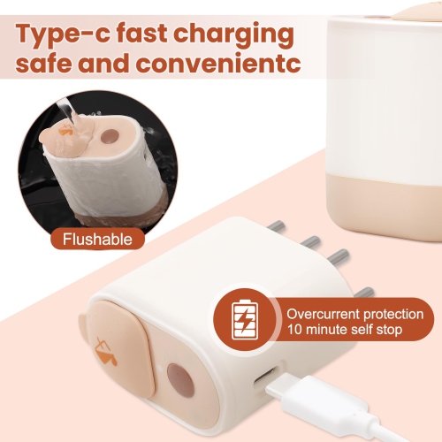 Electric Hair Oiling Applicator, 2 in 1 Hair Oil Applicator with Red Light, USB Rechargeable Hair Brushes