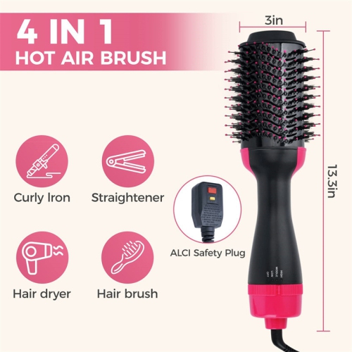 3 in 1 Hot Air Fully Automatic Multifunctional Curling Straightening Hair Dryer Comb