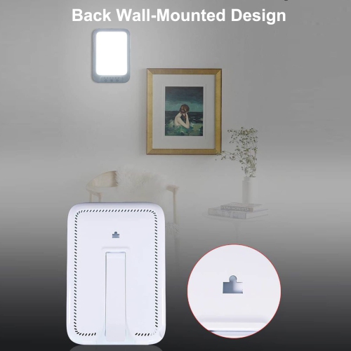 LED Daylight Lamp 20000 Lux Cool & Warm Light Therapy Lamp Against Depression 3 Light Colours 5 Brightness Levels Touch Control