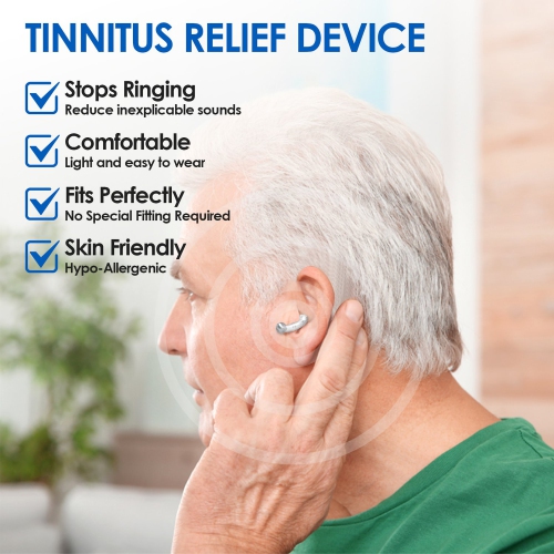 Tinnitus Relief Device Tinnitus Relief for Ringing Ears,Tinnitus Relief Device ic Clip, Stop Ear Ringing