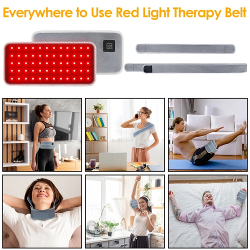 Red Light Therapy for Neck - Near Infrared Light Therapy Belt for Pain Relief for Shoulder, Wrist, Knee and Ankle