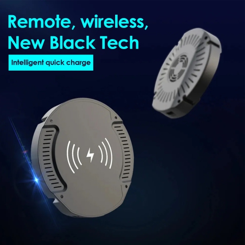 Invisible Wireless Charger, 30mm Under-Desk Charging Pad for iPhone15/14/13/12/11//Samsung/LG/Google Phones