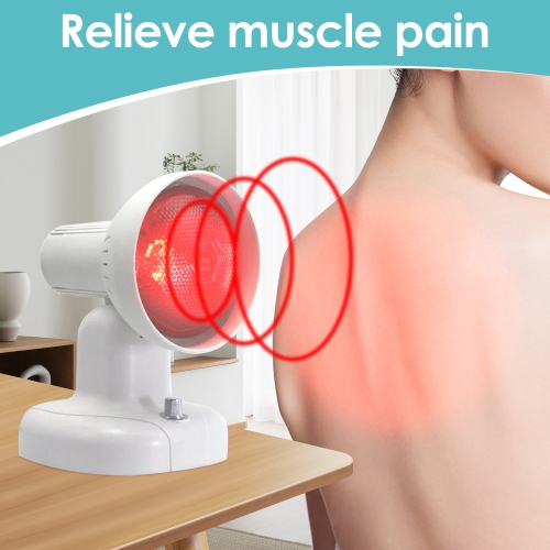Lampe de cuisson infrarouge portative de bureau 150&nbsp;W Lampe de thérapie à lumière rouge pour la santé de la peau Récupération des muscles