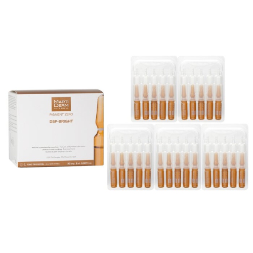 MARTIDERM  Pigment Zero Dsp-Bright With Tx Complex And 5% Vitamin C-Tech Ampoules (for All Skin) 30Ampoules X2Ml