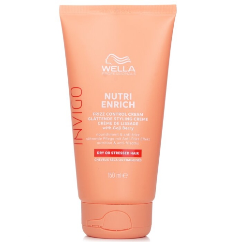 WELLA  Invigo Nutri Enrich Frizz Control Cream With Goji Berry Dry Or Stressed Hair 150Ml