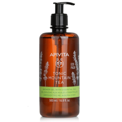 Tonic Mountain Tea Shower Gel With Essential Oils - Ecopack 500ml/16.9oz