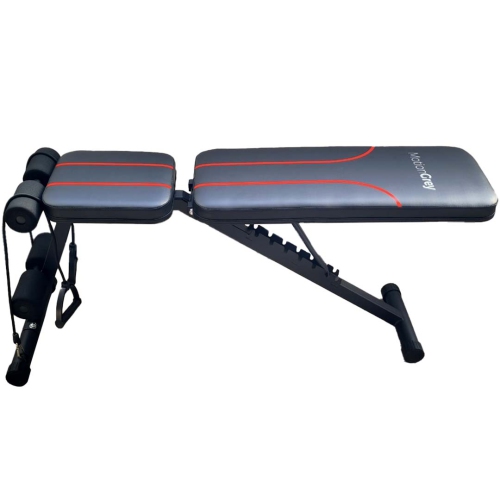 Banc de musculation ajustable et pliable MotionGrey, banc de musculation, banc d'entraînement pliable réglable pour entraînement musculaire complet,