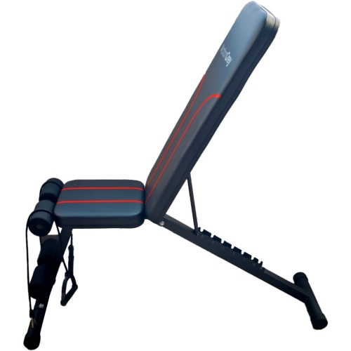 Banc de musculation ajustable et pliable MotionGrey, banc de musculation, banc d'entraînement pliable réglable pour entraînement musculaire complet,