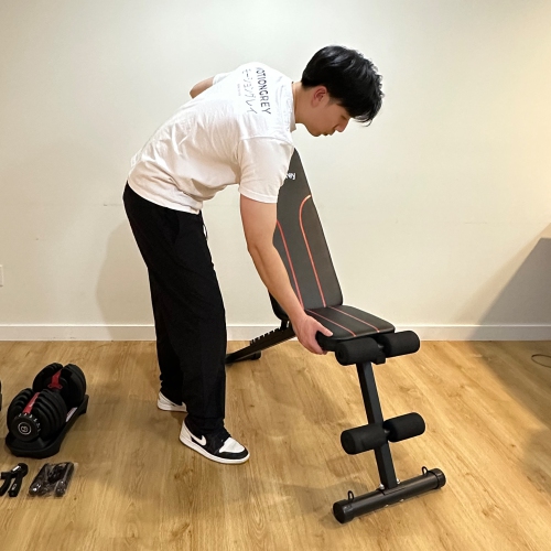Banc de musculation ajustable et pliable MotionGrey, banc de musculation, banc d'entraînement pliable réglable pour entraînement musculaire complet,