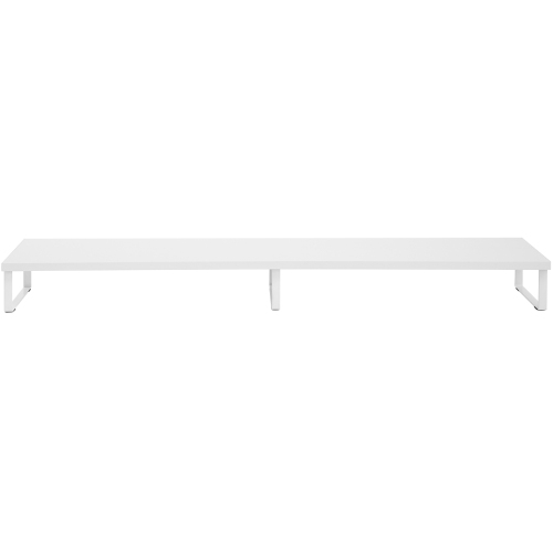 MotionGrey Monitor Stand Riser, 39.4 Inch Ergonomic Desk Shelf & tabletop Desktop Stand for Laptop, Computer, MacBook, Notebook, PC - White