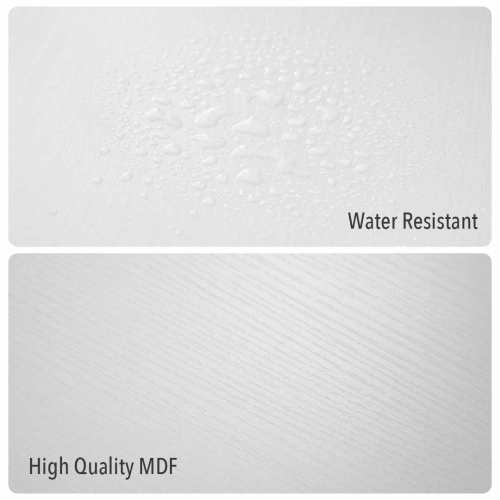 MotionGrey Monitor Stand Riser, 39.4 Inch Ergonomic Desk Shelf & tabletop Desktop Stand for Laptop, Computer, MacBook, Notebook, PC - White