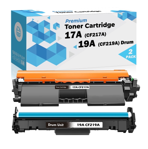 Ultra Toner® Compatible HP 19A CF219A Drum Unit & HP 17A CF217A Black Toner Cartridge Laserjet Pro M102a M102w MFP M130a MFP M130fn MFP M130fw MFP