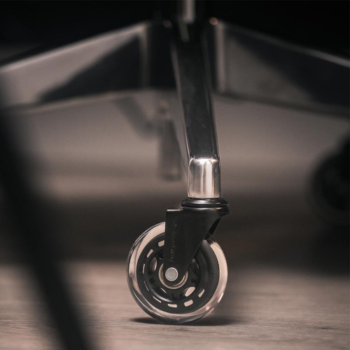 MotionGrey - SmoothGlide Office Chair Wheels with Gloves – 3" Casters for Office Chairs, Safe for Hardwood, Tile & Carpet, Quiet Rolling Replacement