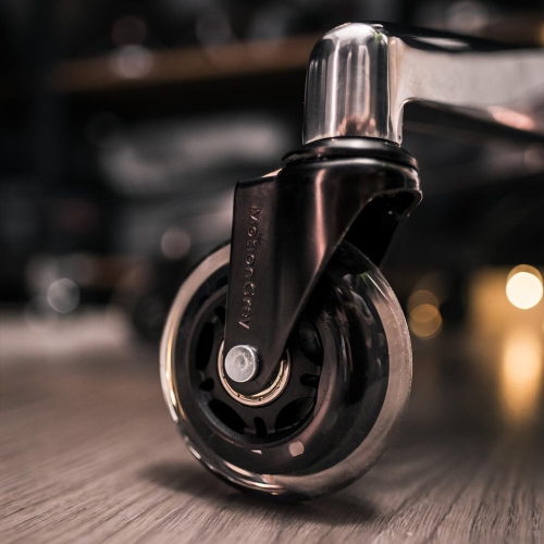 MotionGrey - SmoothGlide Office Chair Wheels with Gloves – 3" Casters for Office Chairs, Safe for Hardwood, Tile & Carpet, Quiet Rolling Replacement