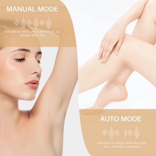 Laser Hair Removal Device for Home Use,IPL Permanent Painless Hair Remover for Women Men,Laser Hair Removal for Body Facial Face Armpits Back Legs
