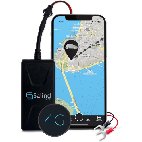 SALIND GPS Tracker – Hardwired Vehicle Tracking with Real-Time Alerts & Multi-Alarm System
