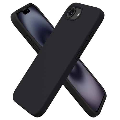 ORNARTO Compatible with iPhone 16e Case 6.1",Liquid Silicone 3 Layers Full Covered Soft Gel Rubber Phone Case,Shockproof Protective Cover 6.1