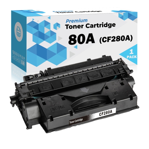 Cartouche d'encre en poudre noire de remplacement compatible avec Ultra Toner® pour HP 80&nbsp;A 280&nbsp;A LaserJet Pro 400 M401dn M401dne M401dw