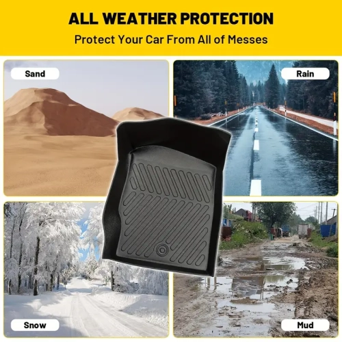 All-Weather Floor Mats for Ford Explorer 2020-2023, Car Sunshades & Full Surround Seat Covers