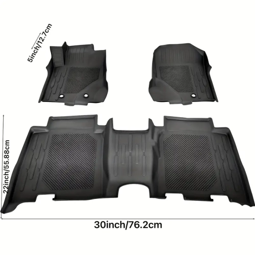 Car Windshield Snow Cover & Sporty Tire Pattern Seat Covers Set