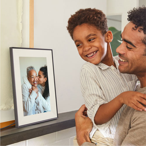 Aura Aspen 12" Digital Photo Frame (AF215-MBLK) - Ink