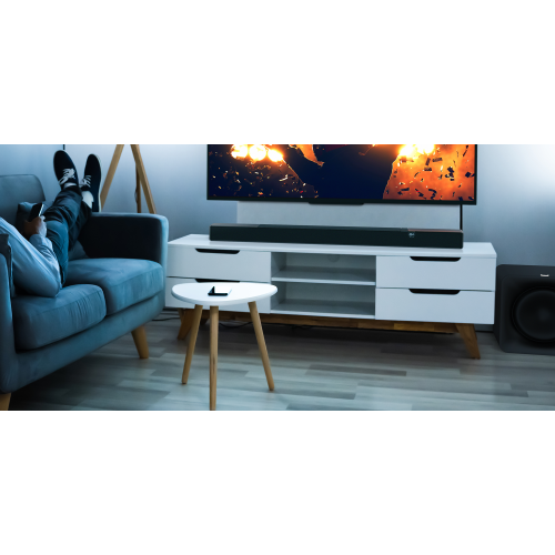Système cinéma maison sans fil barre son Dolby ATMOS Flexus 5.2.2 Klipsch avec h.-p. ext. Graves 10 po et h.-p. ambiophoniques