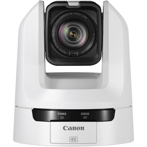 Remis à neuf - Appareil photo PTZ CR-N100 de Canon (blanc), zoom optique 20x, vidéo UHD 4K.