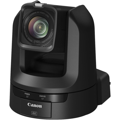 Canon CR-N100 PTZ Camera, 20x Optical Zoom, 4K UHD Video, Professional Productions, House of Worship, Education, Broadcast, Corporate, Events