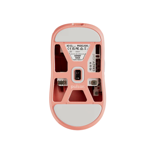 Pulsar X2 Mini CRAZYLIGHT Wireless Gaming Mouse 35g Ultra-Lightweight, 8K Polling Rate, Symmetrical Design for FPS & Esports, Includes 8K Dongle,