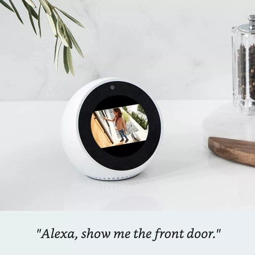Amazon Echo Spot Smart Assistant Alarm Clock with Alexa - Black