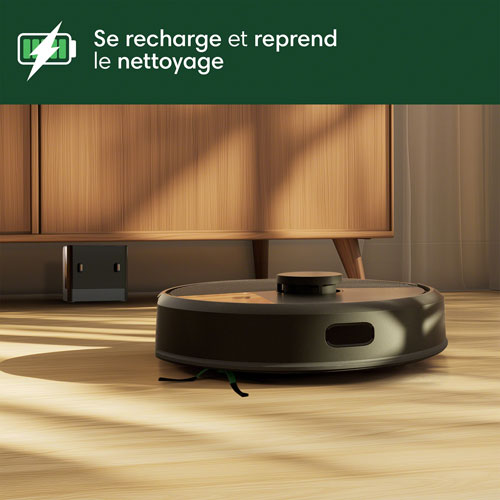 Aspirateur robot connecté Wi-Fi Roomba 105 Vac d'iRobot - Noir