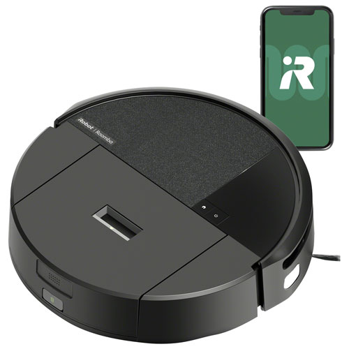 Image 1 de 18.. Aspirateur robot connecté Wi-Fi Roomba 205 DustCompactor Vac d'iRobot - Noir