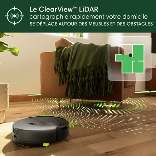 iRobot Roomba 205 DustCompactor Vac Wi-Fi Connected Robot Vacuum - Black