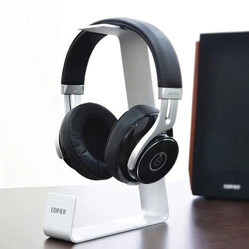 100H Wireless Gaming Headset, 7.1 Surround Sound, RGB Light, ENC Mic for PS5/PS4/PC + Full Aluminum Stand & Anti-Static Electronic Cleaning Brushes