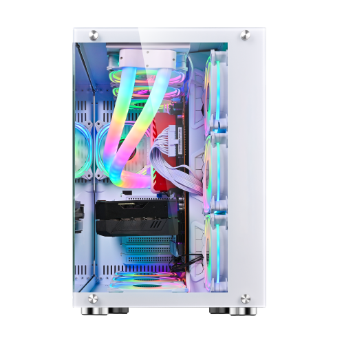 ABGAMING Custom liquid Cooled PC Ryzen7 7800X3D / 32G DDR5 RGB Ram/ 1TB M.2 NVMe SSD/ NVIDIA GeForce RTX 5070 Ti / Win11 Pro