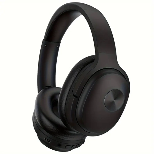 Wireless ANC Over-Ear Headphones with Microphone & Aluminum Headphone Stand - Perfect Gift for Christmas & New Year