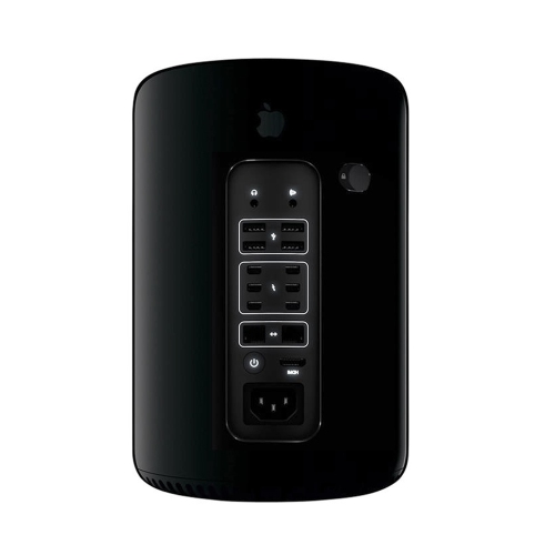 Ordinateur de bureau Mac Pro 128&nbsp;Go RAM 2,7&nbsp;GHz 12 coeurs 1&nbsp;To Xeon E5 Dual AMD FirePro D700 SSD + 6&nbsp;Go GDDR5 VRAM - Remis à neuf