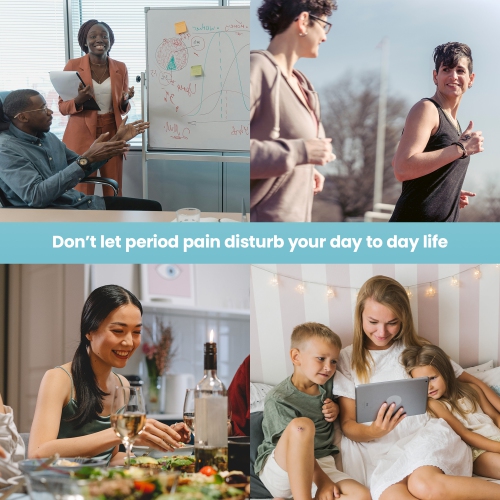 TensCare OVA 3 Period Pain Relief-Combined TENS & Heat Therapy-Safe, clinically Proven, Drug Free Relief from Primary and Secondary Menstrual