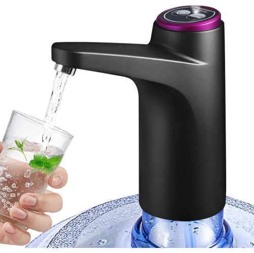 Water Bottle Pump 5 Gallon Water Dispenser,USB Charging Water Pump for 2-5 Gallon Jugs,Automatic Drinking Water Dispenser Pump,Portable Electric