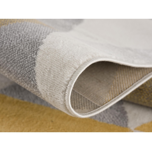 Tapis d'intérieur moderne à motif géométrique mi-siècle