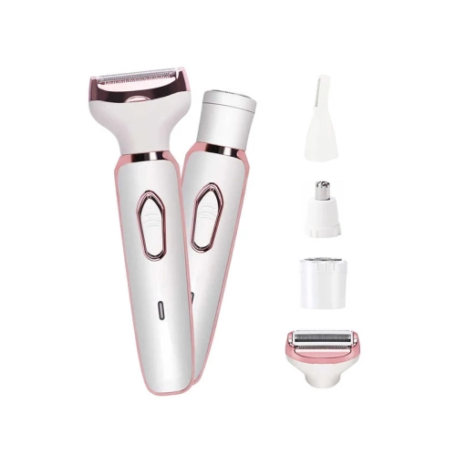Image 1 de 5.. Rasoirs électriques pour femmes, rasoir électrique 4 en 1 pour femmes, épilateurs d'épilation pour bikini de visage de jambe, cadeaux pour femmes