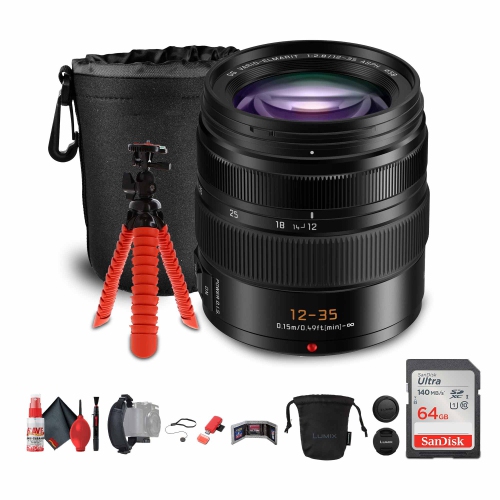Panasonic Leica DG Vario-Elmarit 12-35mm f/2.8 ASPH POWER O.I.S. Lens - Bundle