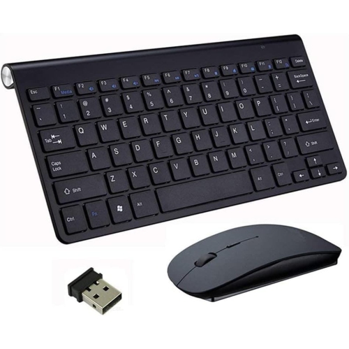 Wireless Keyboard and Mouse Set,Portable 2.4G Keyboard and Mouse Combo,Wireless Keyboard and DPI Adjustable Mouse