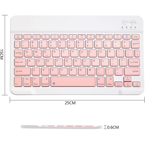 Clavier Bluetooth ultramince Mini-clavier portatif sans fil rechargeable