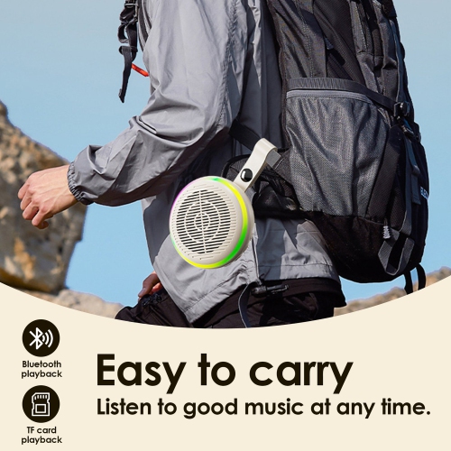 Haut-parleur Bluetooth étanche portatif, mini haut-parleur Bluetooth extérieur avec 2 microphones pour les voyages et la maison