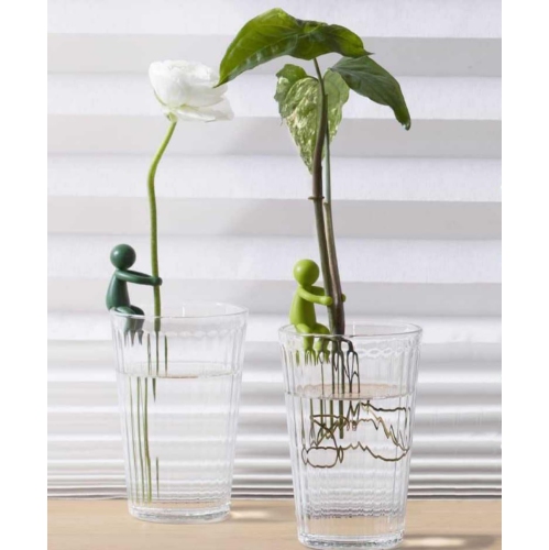 Plant figurine stand, plant hydroponic stand, cup wall plant support stand, suitable for office and living room