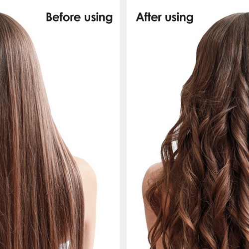 5 in 1 Curling Iron Set, 3 Tube Curling Iron with LCD Display and Temperature Control, Comes with 4 Curling Iron Heads